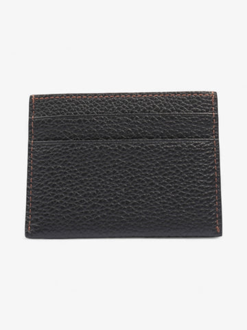 Burberry TB Card Holder Black Calfskin Leather