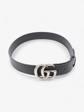 Gucci CS Marmont Wide Belt Black Leather 95cm 38mm