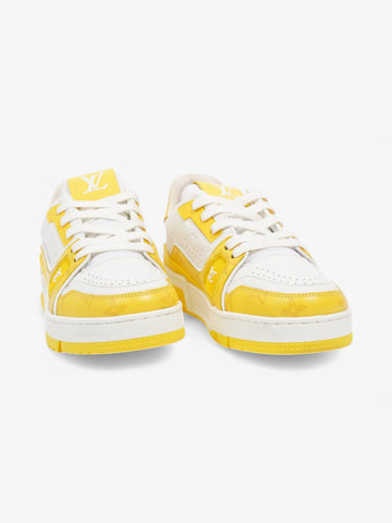Louis Vuitton LV 54 Sneakers White  / Yellow Leather EU 35 UK 2
