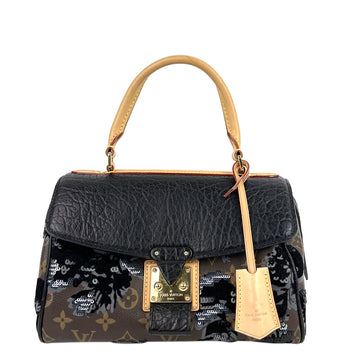 Louis Vuitto Carrousel Fleur de Jais Monogram Canvas Bag