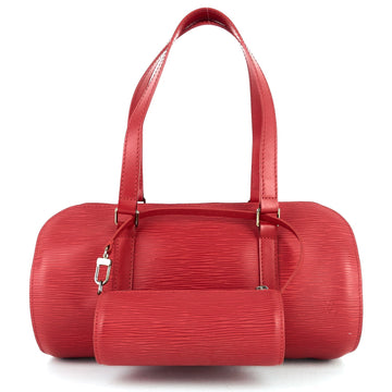 Louis Vuitto Papillon 30 Epi Leather Bag with Pouch