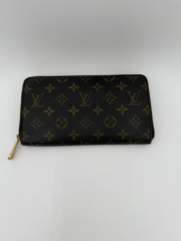 Wallet Luxury Designer By Louis Vuitton In Brown, Size:Medium