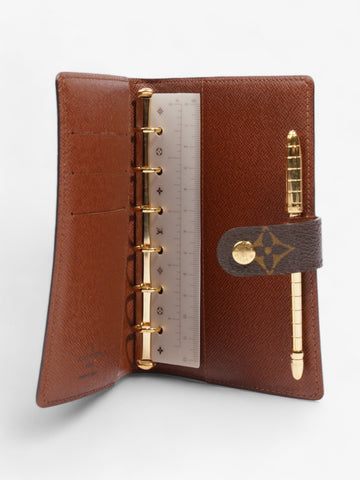 Louis Vuitton Agenda Cover Monogram Coated Canvas Small