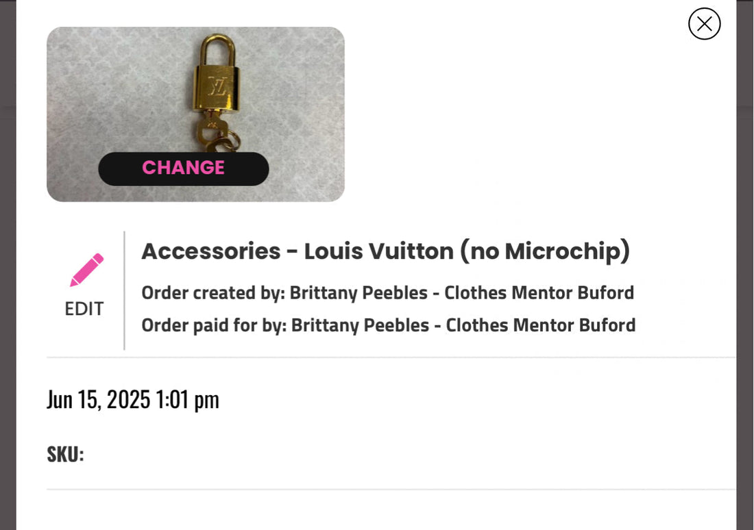 Accessory Luxury Designer Tag By Louis Vuitton