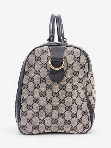 Gucci Boston Bag CS Supreme / Navy Blue / Red Canvas Medium