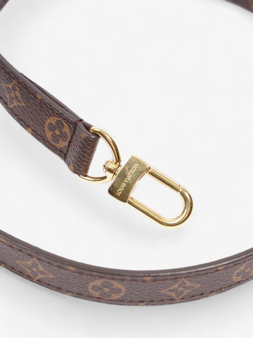 Louis Vuitton Bandoulière Bag Strap Monogram / Gold Canvas