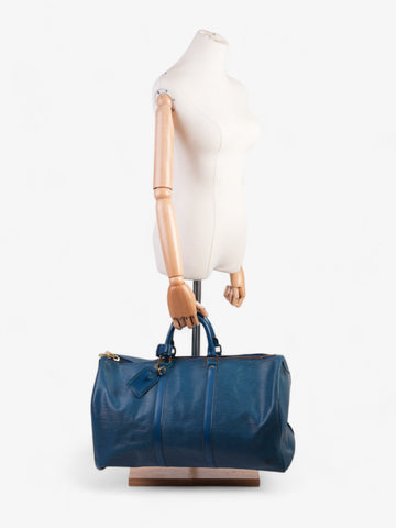 Louis Vuitton Keepall Blue Epi Leather 50