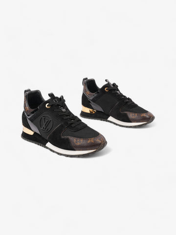 Louis Vuitton Run Away Monogram / Black / Gold Suede EU 39.5 UK 6.5