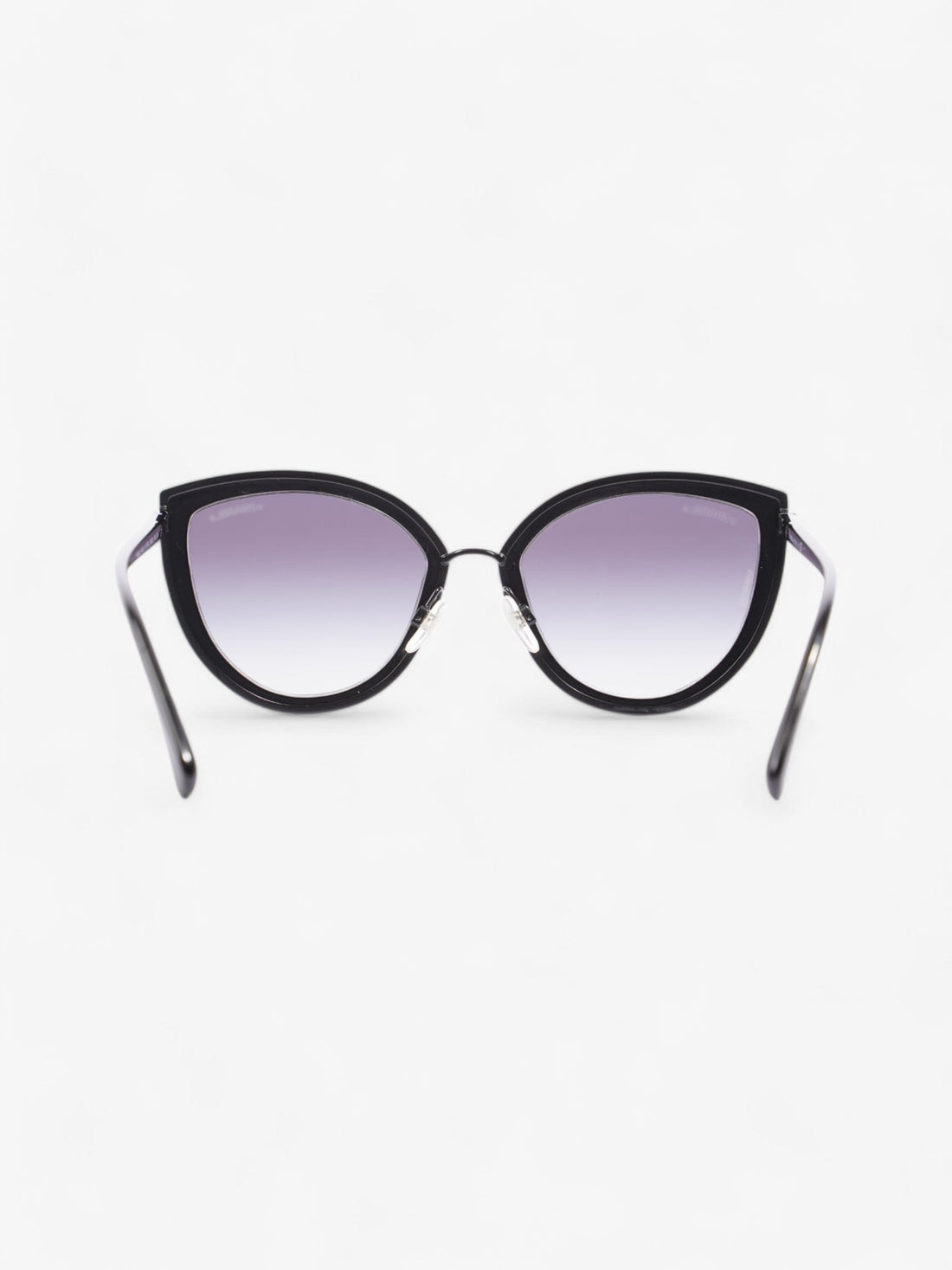 Chanel Cat-Eye Sunglasses Black Acetate 140mm