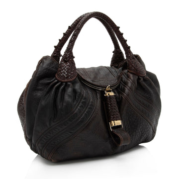 Fendi Leather Spy Satchel (SHF-1314VS)