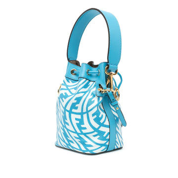 Fendi Sarah Coleman Mini Coated Canvas FF Vertigo Mon Tresor Bucket