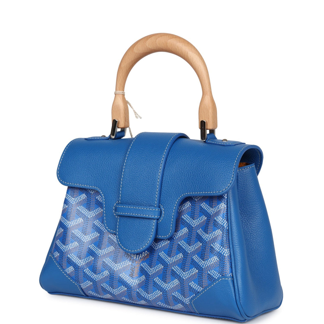 Goyard Saigon Souple Mini Bag Sky Blue Goyardine Palladium Hardware