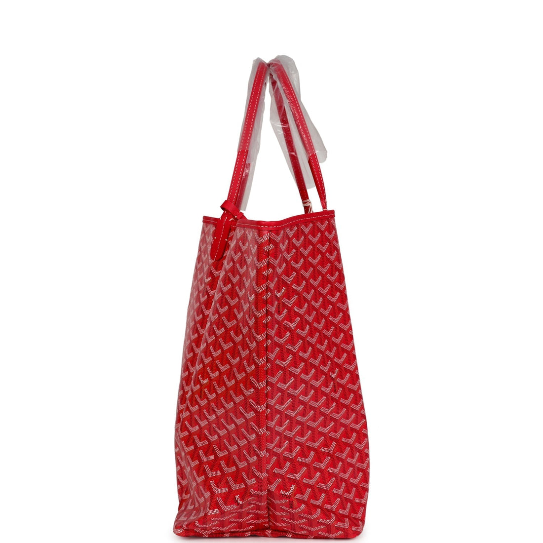 Goyard Goyardine Fuchsia St. Louis GM Tote Bag Palladium Hardware