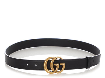 Gucci Black CS Marmont Belt