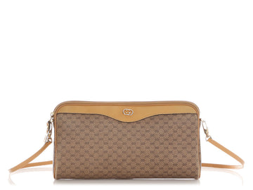 Gucci Vintage Micro CS Canvas Shoulder Bag