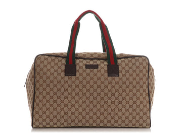 Gucci CS Canvas Weekender Duffle