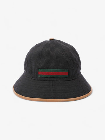 Gucci CS Sport Bucket Hat Black Canvas M