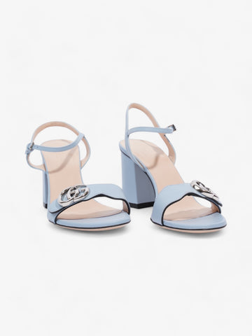 Gucci CS Marmont Sandals 70 Light blue Leather EU 38.5 UK 5.5