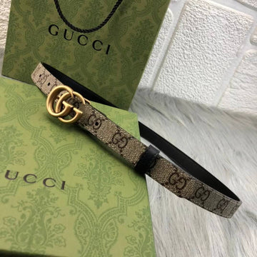 VS MARMONT REVERSIBLE THIN BELT for Women Golden buckle