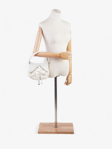 Christian Dior Ballet Corset White Leather