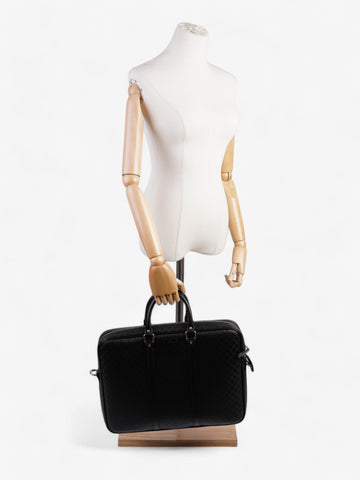 Gucci CS Briefcase Black Canvas