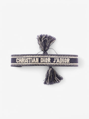Christian Dior Bracelet Set Navy / Cream Canvas