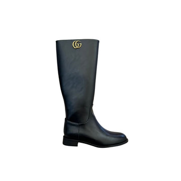 VS VS LEATHER HIGH BOOTS BLACK
