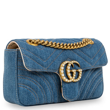 Gucci CS Marmont Mini - Denim