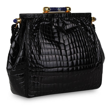 Vintage Croc Crossbody Bag