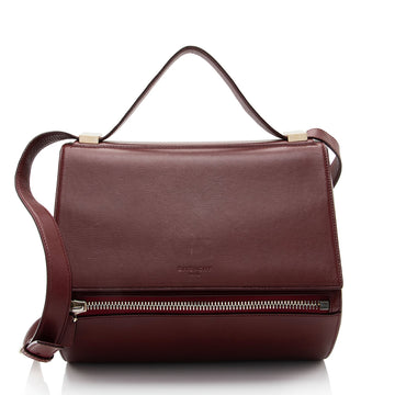 Givenchy Calfskin Pandora Box Medium Shoulder Bag (SHF-61j9kk)