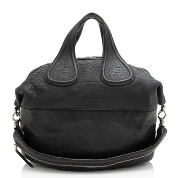 Givenchy Calfskin Sheepskin Nightingale Medium Satchel (SHF-23473)
