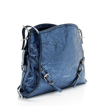 Givenchy Metallic Leather Voyou Medium Hobo