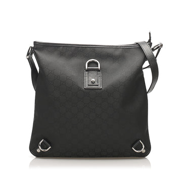 Gucci CS Canvas Abbey D-Ring Crossbody Bag