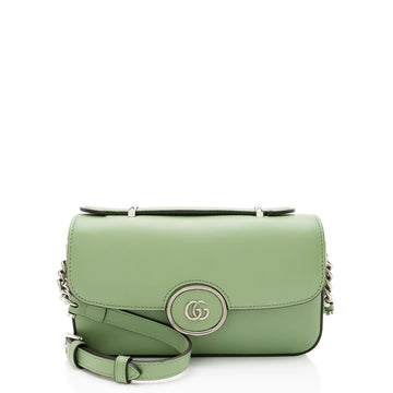 Gucci Calfskin Petite GG Mini Shoulder Bag