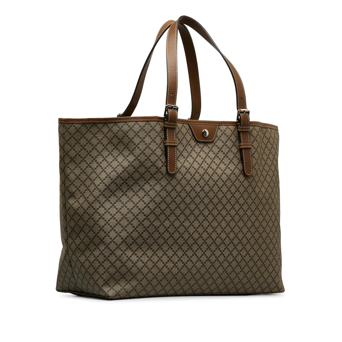 Gucci Canvas Diamante Tote (SHG-GAcx74)