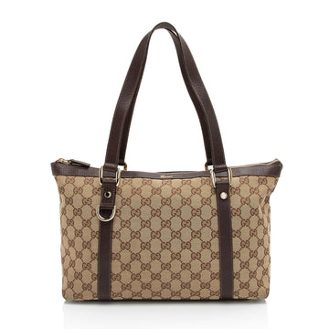 Gucci GG Canvas Abbey Medium Tote (SHF-3Yofcp)
