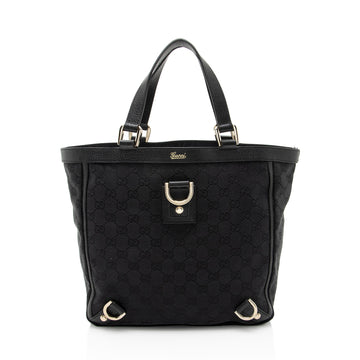 Gucci GG Canvas Abbey Mini Tote (SHF-s1iOWS)