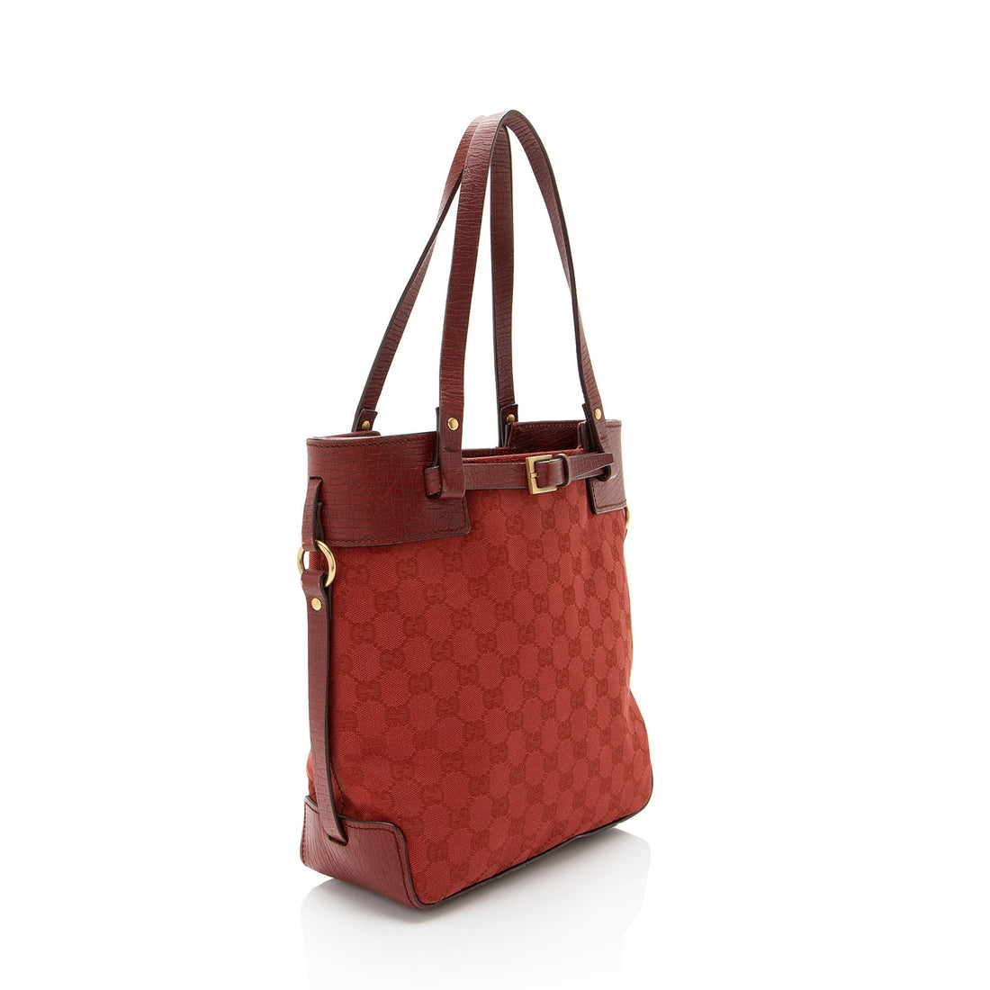 Gucci GG Canvas Belted Tote