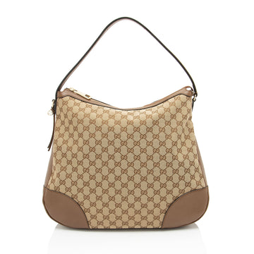 Gucci GG Canvas Bree Large Hobo