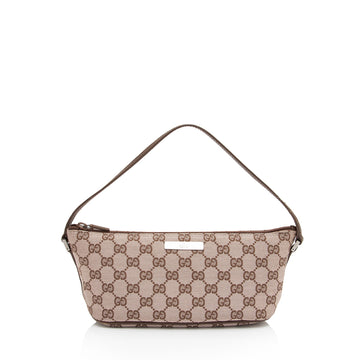 Gucci GG Canvas Classic Pochette (SHF-yWvmJf)
