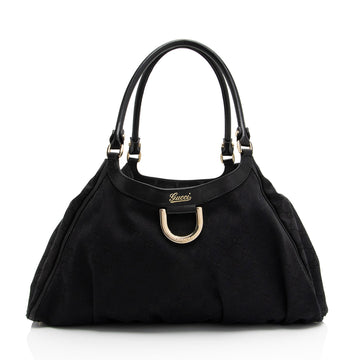 Gucci GG Canvas D Ring Large Hobo (SHF-dhCol9)