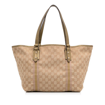 Gucci GG Canvas Jolicoeur Tote (SHG-5mh4lC)