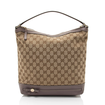 Gucci GG Canvas Mayfair Medium Hobo (SHF-75u6gN)