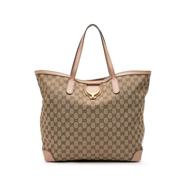 Gucci GG Canvas Soft Stirrup Tote