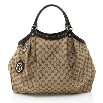 Gucci GG Canvas Sukey Large Tote