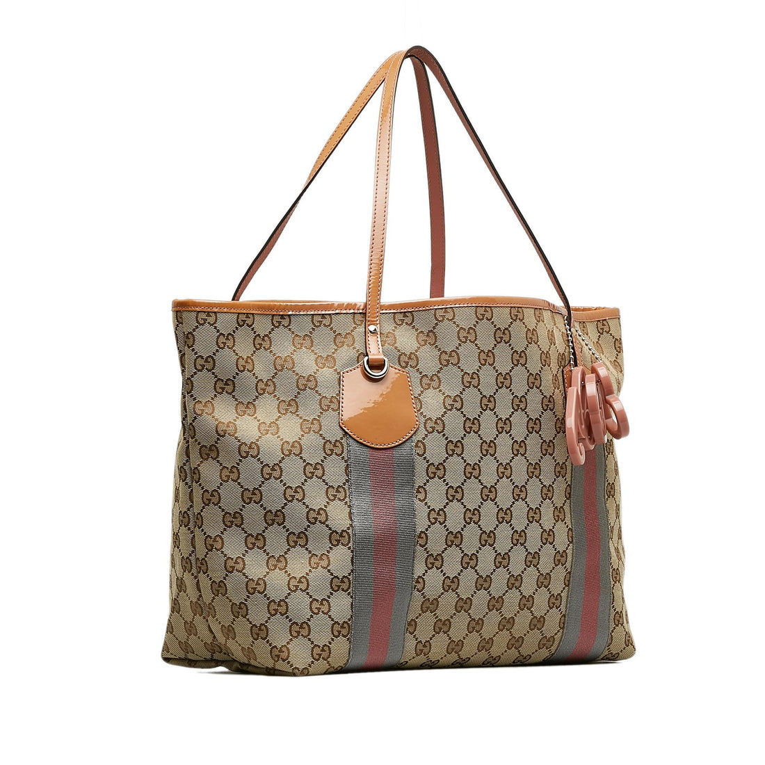 Gucci GG Canvas Web Jolie Tote Bag (SHG-aU8HGJ)