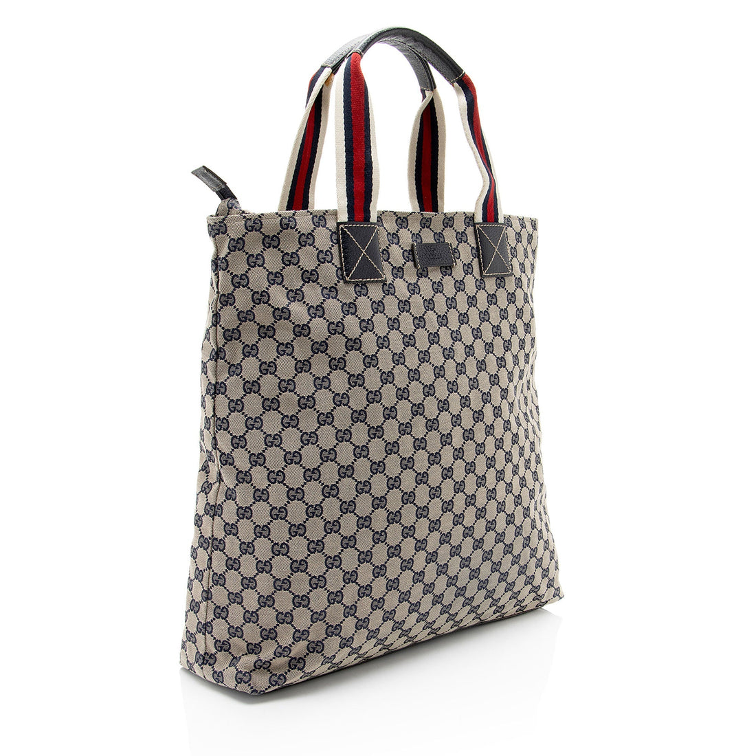 Gucci GG Canvas Web N/S Large Tote
