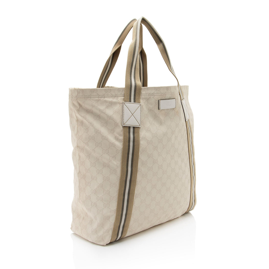 Gucci GG Canvas Web Original Tote (SHF-BIJnRj)