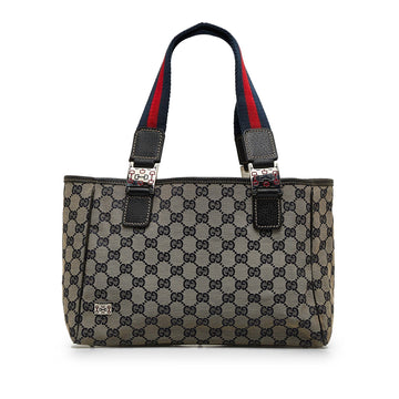 Gucci GG Canvas Web Pop Tote (SHG-nSmaB0)