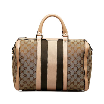 Gucci GG Canvas Web Satchel (SHG-qKkwqV)
